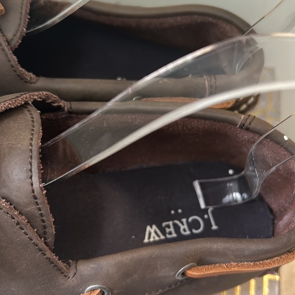 J. Crew Classic Leather Boat Shoes Loafers Men's size 8 - Picture 4 of 8